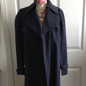 Navy Blue Trench Coat 🧥